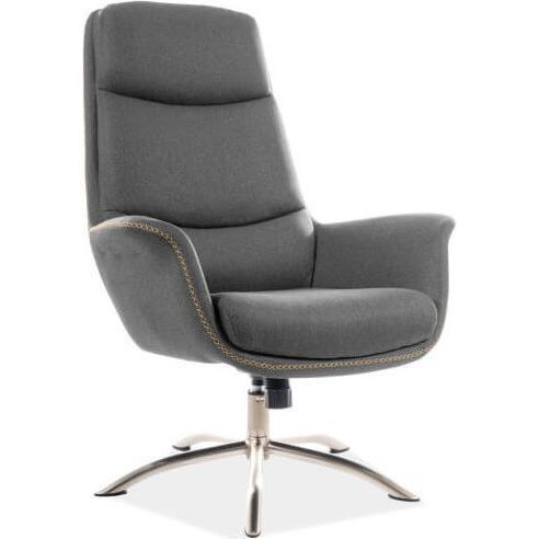 Комплект Signal Regan Tap 176, кресло+подставка для ног серый, REGANSZ
