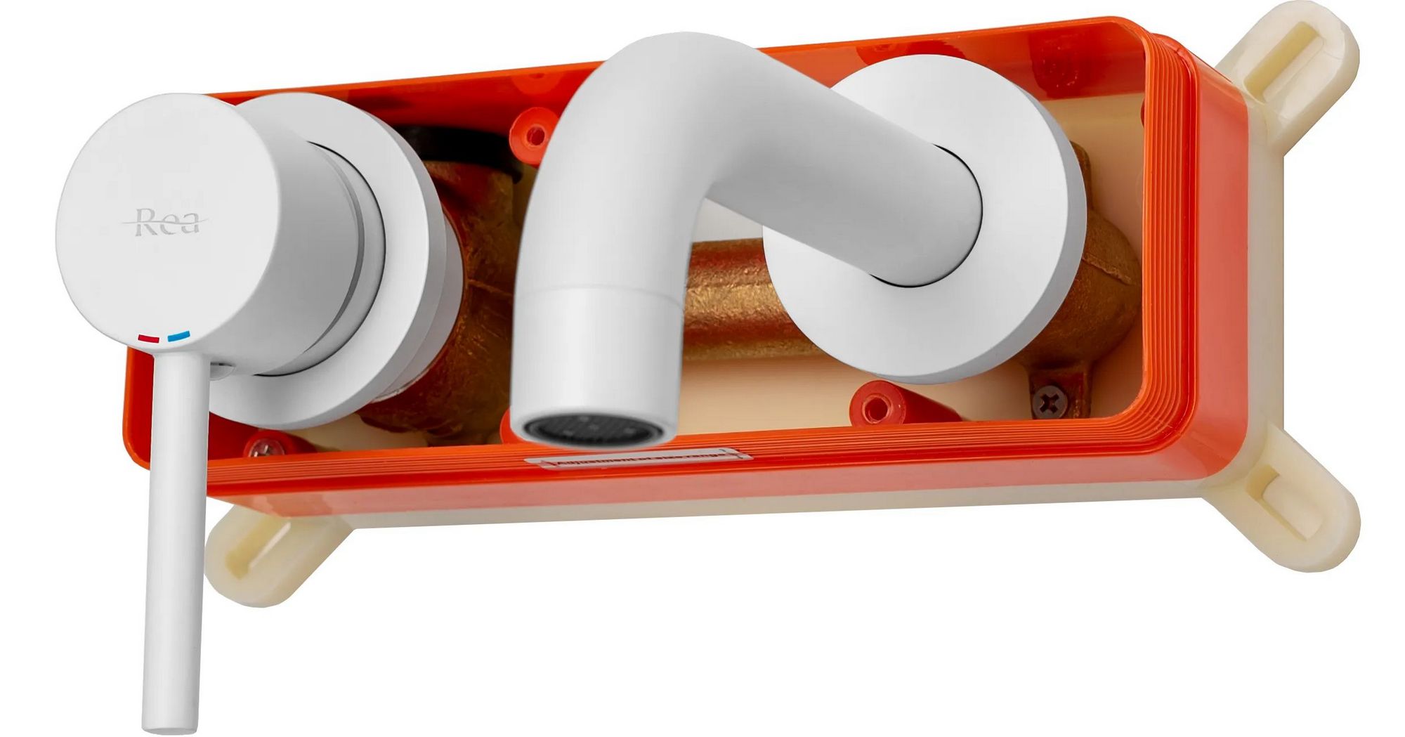 Смеситель встраиваемый Rea Lungo White, REA-B9559