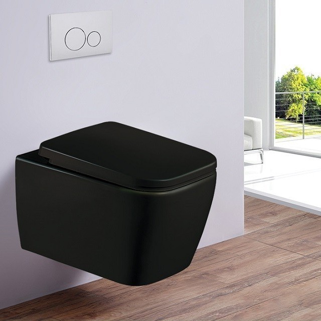 Унитаз подвесной Esbano Triton Black Matt