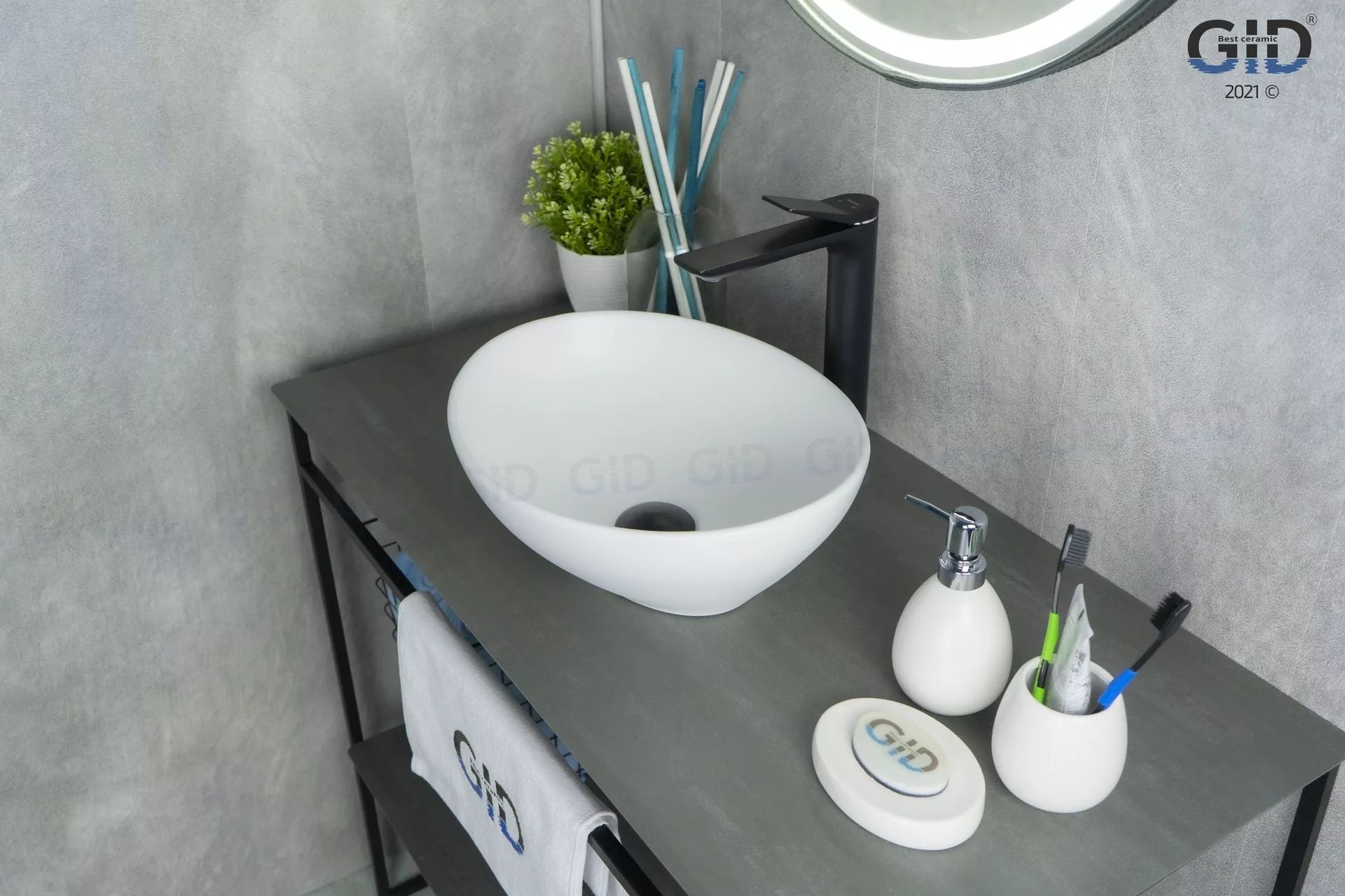 Умывальник Gid N900 41x34, 51164