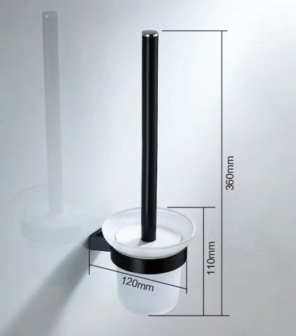 Ерш настенный (черный) Ledeme L5510