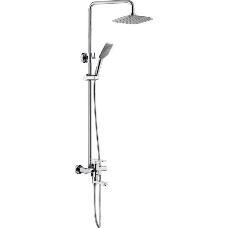 Душевая система с верхним душем, смесителем и ручной лейкой Haiba HB2402