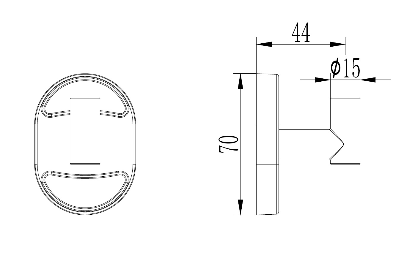 Крючок Ledeme L1905-1
