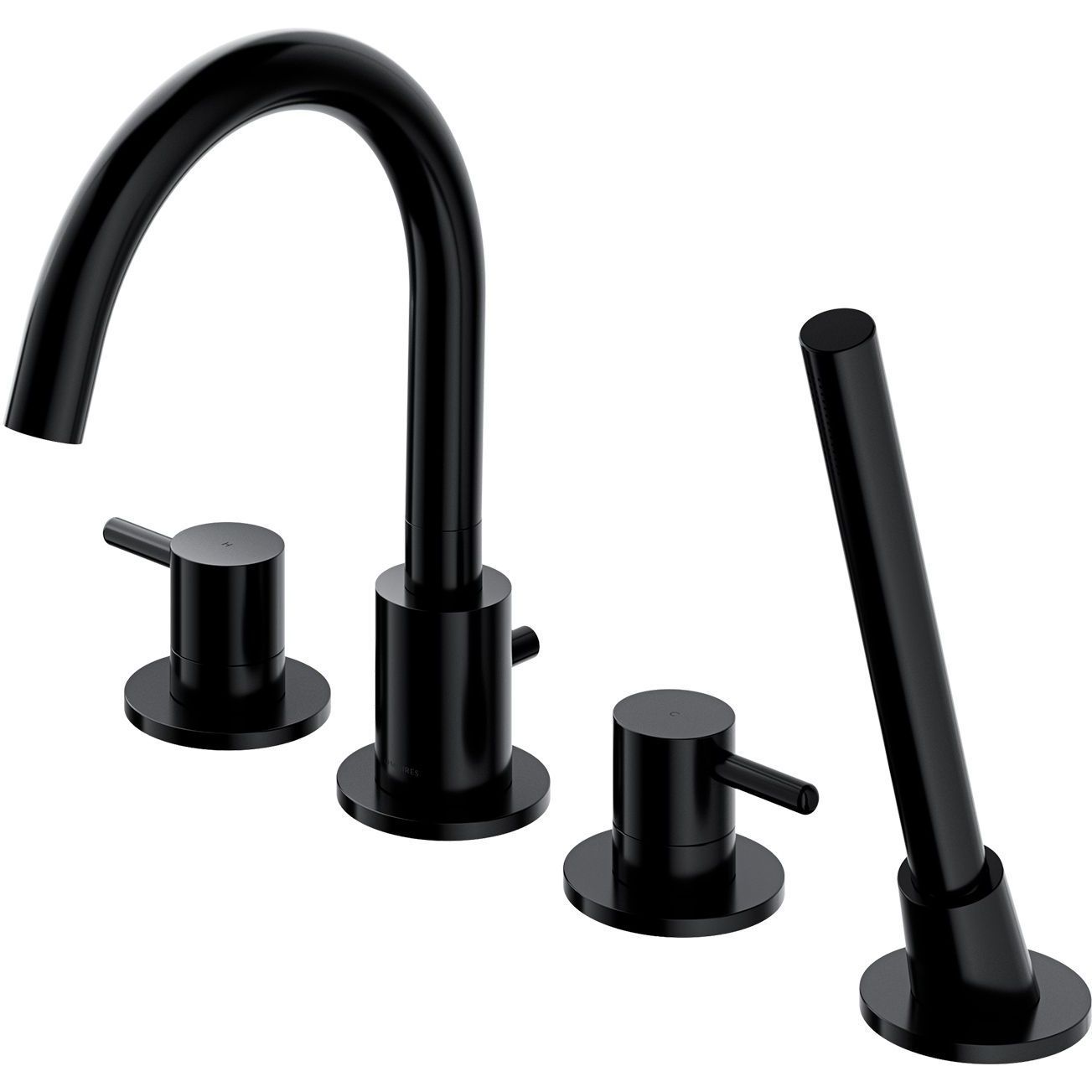 Смеситель для ванны на 4 отверстия Omnires Y, Y1232BL