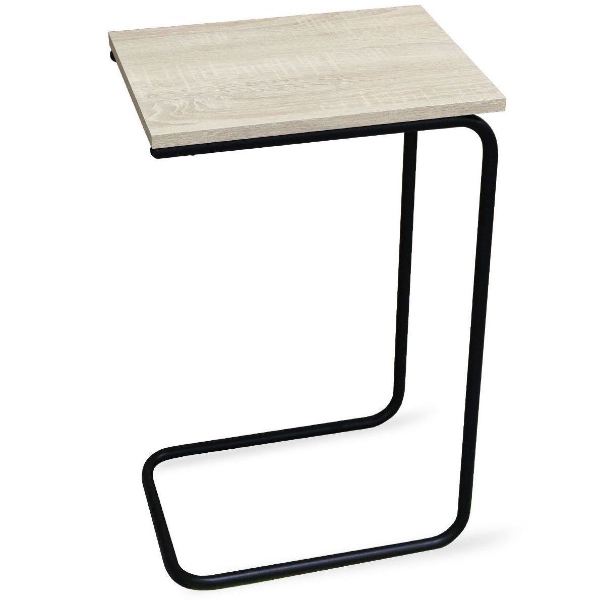 Столик журнальный Sheffilton SHT-CT9 дуб беленый/черный муар, 190212