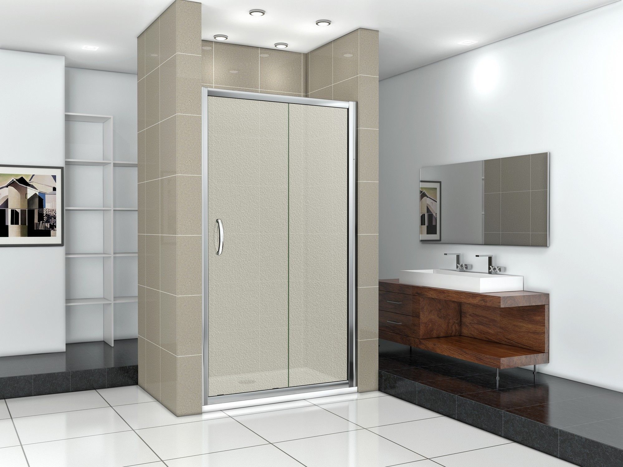 Душевая дверь Good Door Infinity WTW-140-G-CH, ИН00032