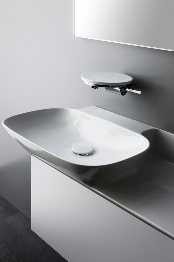 Раковина с полочкой справа Laufen Ino 90х36/45, 8.1330.2.000.104.1