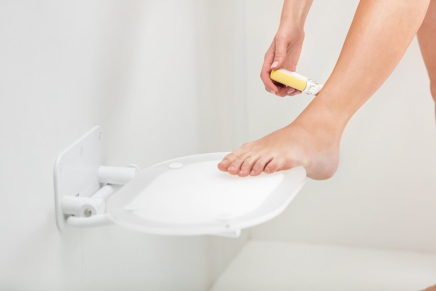 Сиденье для душа Ravak Chrome Clear/White, B8F0000028