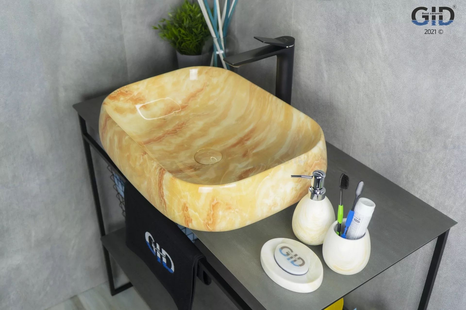 Умывальник Gid MNC185 56x42, 54422