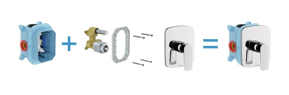 Смеситель скрытого монтажа Ravak Classic CL 066.00, X070089