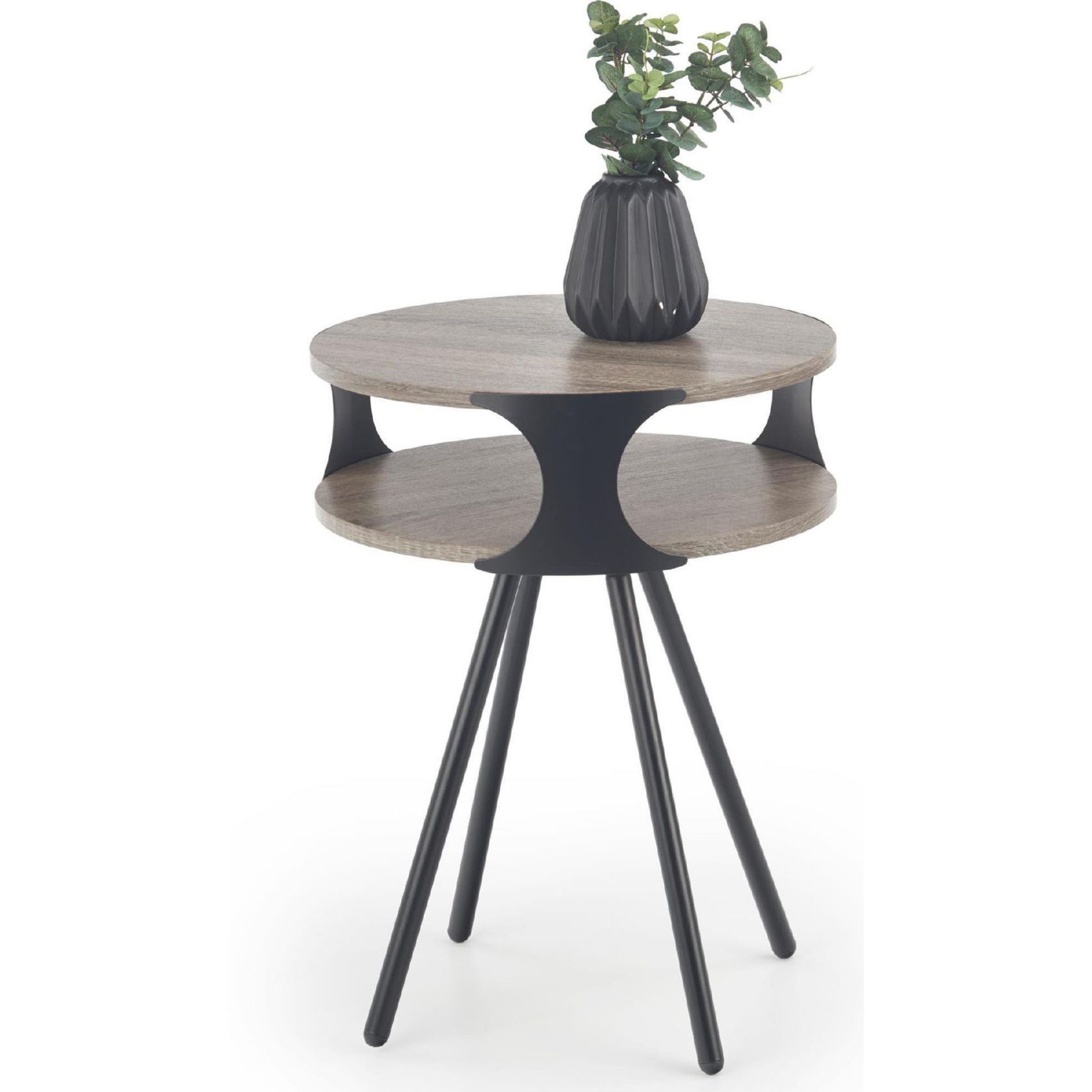 Стол журнальный Halmar Kirby темный дуб сонома/черный, V-CH-KIRBY-LAW