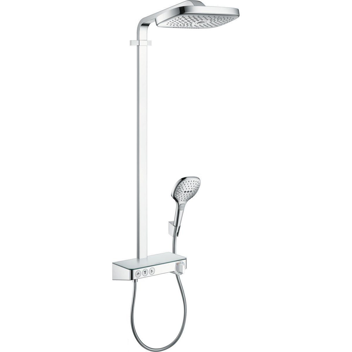 Душевая стойка с термостатом Hansgrohe Raindance Select Showerpipe E300 3jet, 27127000