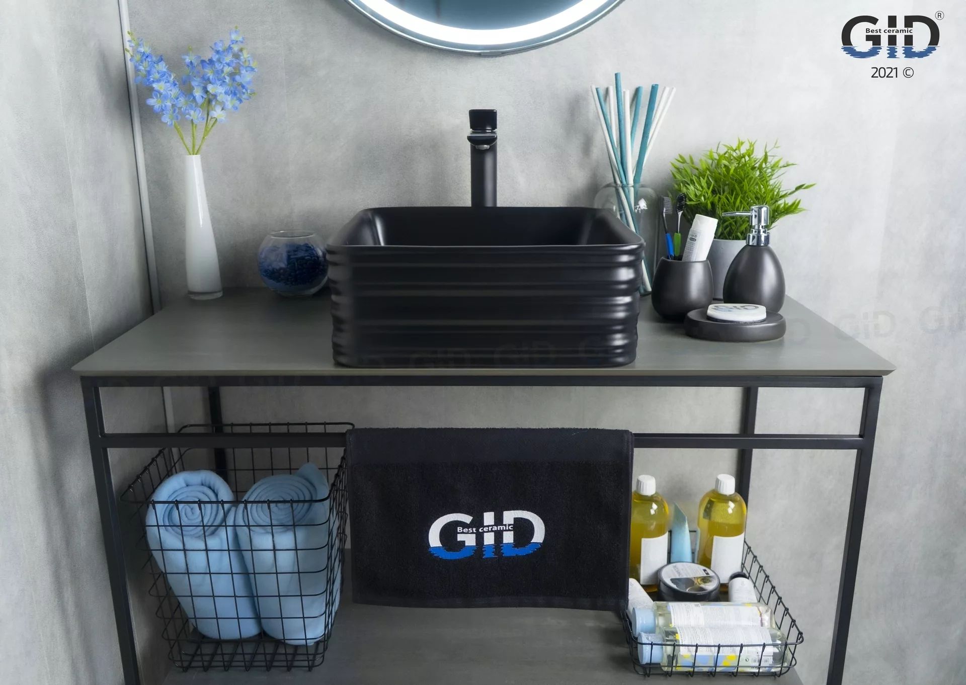 Умывальник Gid BM965 38.5x38.5, 53339