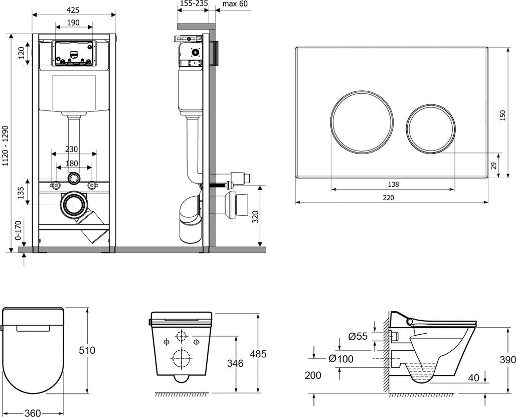 Комплект 7 в 1 Lavinia Boho Smart V-Clean, 87561179