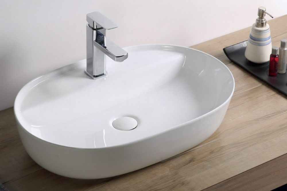 Раковина керамическая накладная Belbagno 61x41.5, BB1346