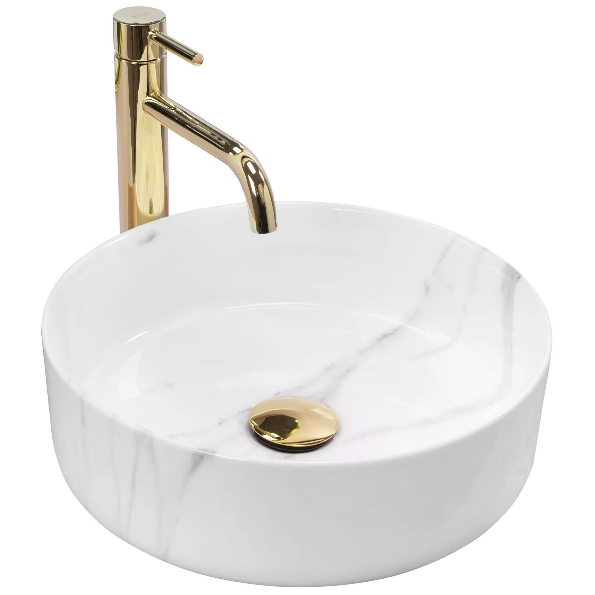 Умывальник Rea Sami Marble 36x36, REA-U5685