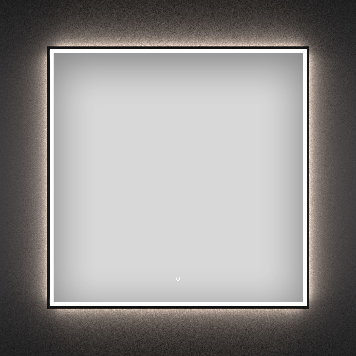 Квадратное зеркало с фронтальной LED-подсветкой Wellsee 7 Rays' Spectrum 80x80, 172200450