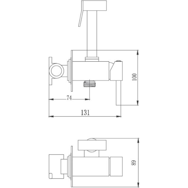 Гигиенический душ Haiba HB5512