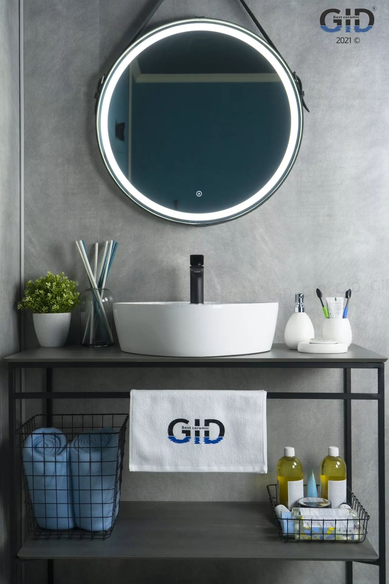 Умывальник Gid N9442 44x44, 51153