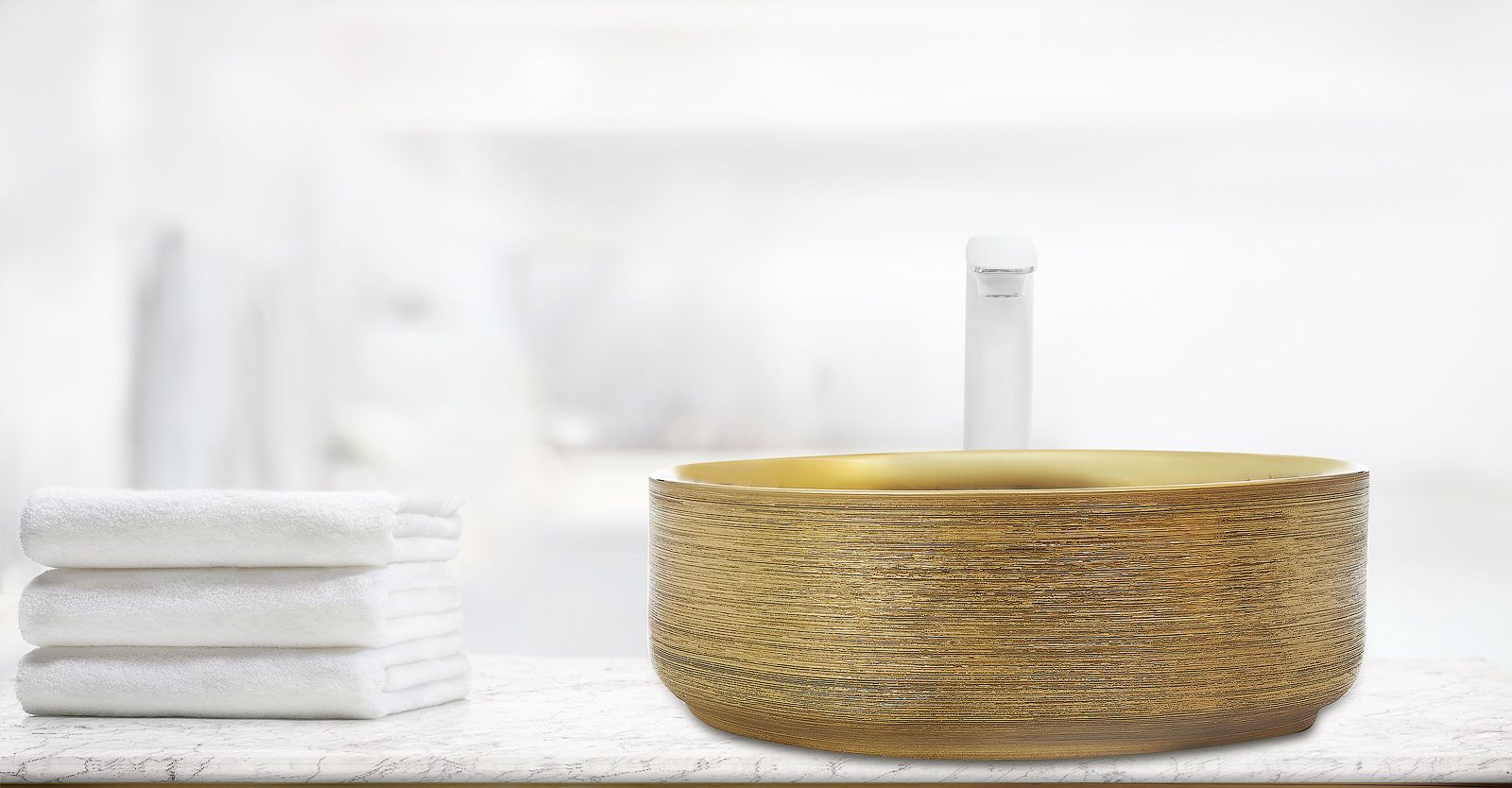 Раковина накладная WeltWasser ELBACH 3134 LSG 35.5x35.5