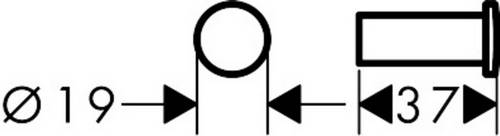 Крючок Hansgrohe Universal, 41711000