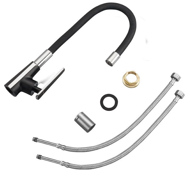 Смеситель для кухни с гибким изливом Frap F4457