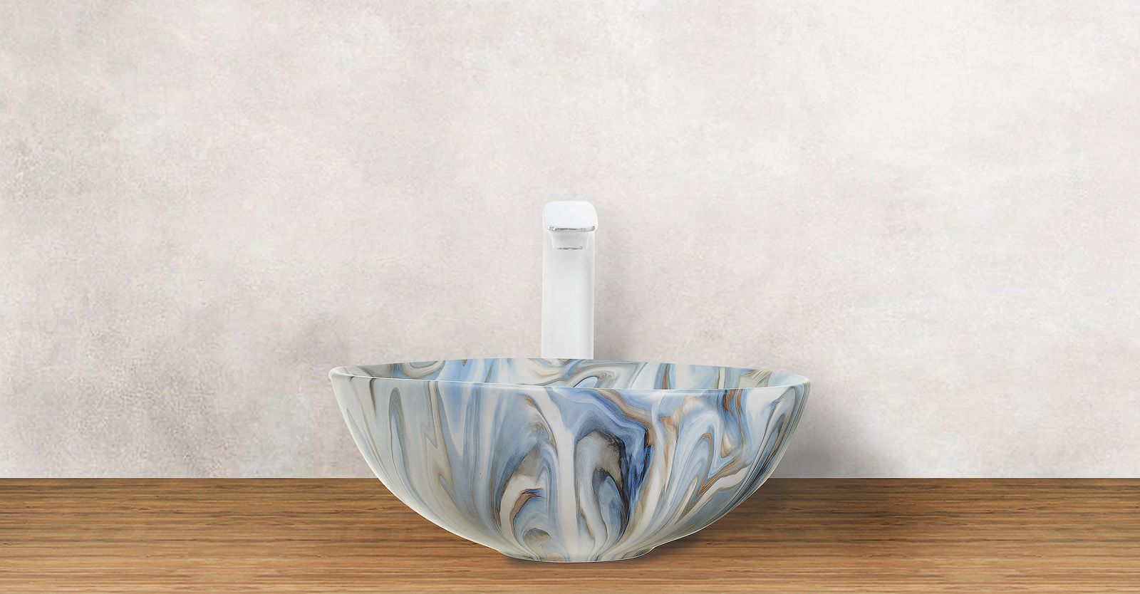 Раковина накладная WeltWasser ELBACH 3003 M814 40x40