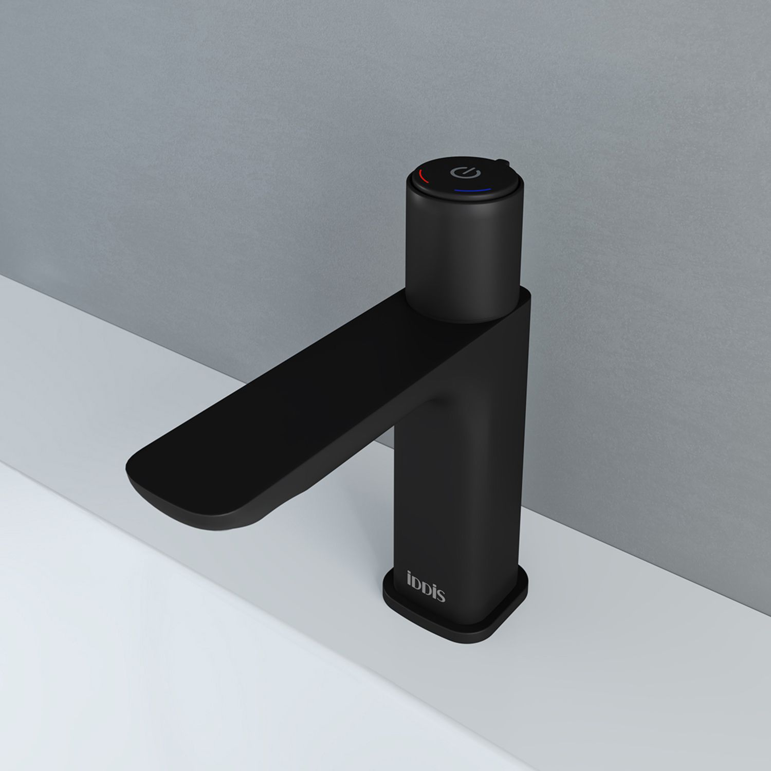 Смеситель для умывальника с управлением Push Control, Iddis Slide, SLIBLBTi01