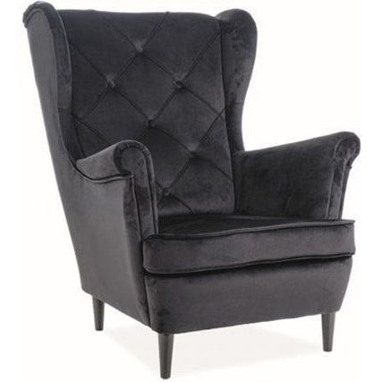 Кресло Signal Lady Velvet Bluvel 19 черный, LADYV19