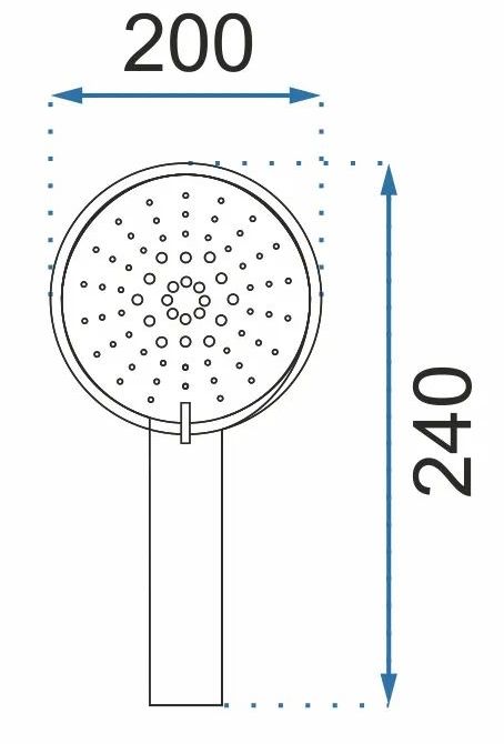 Душевой набор Rea Crome, REA-P4520
