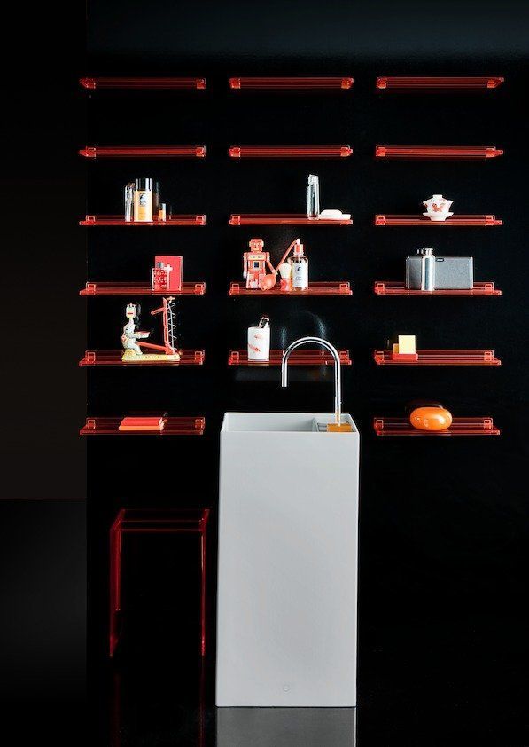 Свободностоящая раковина Laufen Kartell 37,5x43,5, 8.1133.1.000.112.1