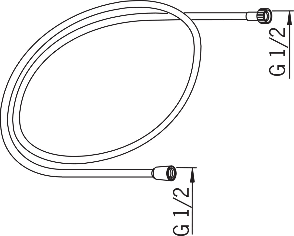 Шланг для душа Oras, 200 см, 241020