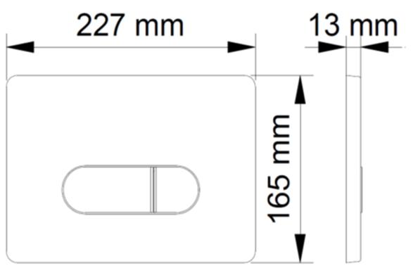 Инсталляция для скрытого монтажа унитаза Berges Novum кнопка D3, хром глянец, 040233