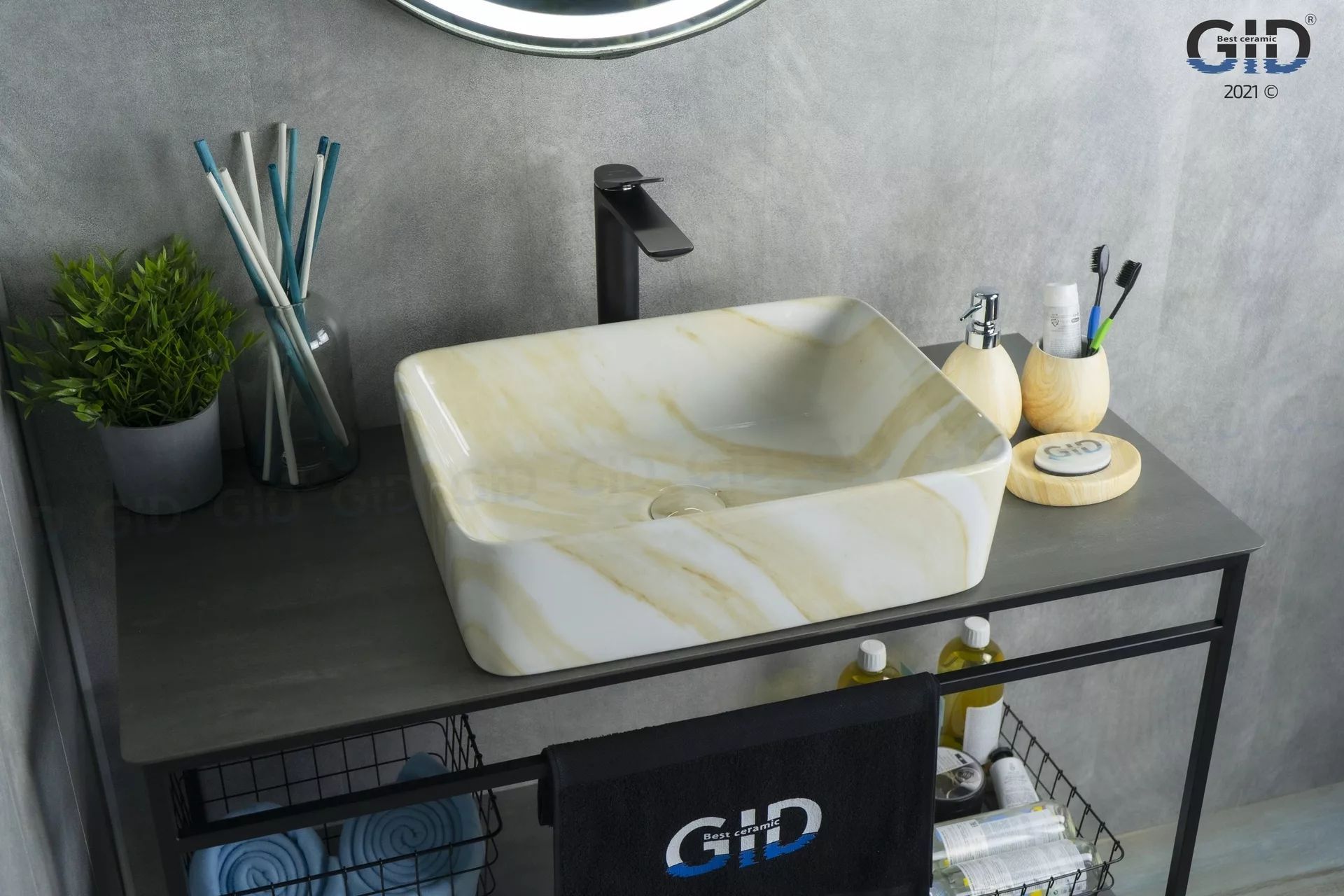 Умывальник Gid MNC600 48x37, 54459