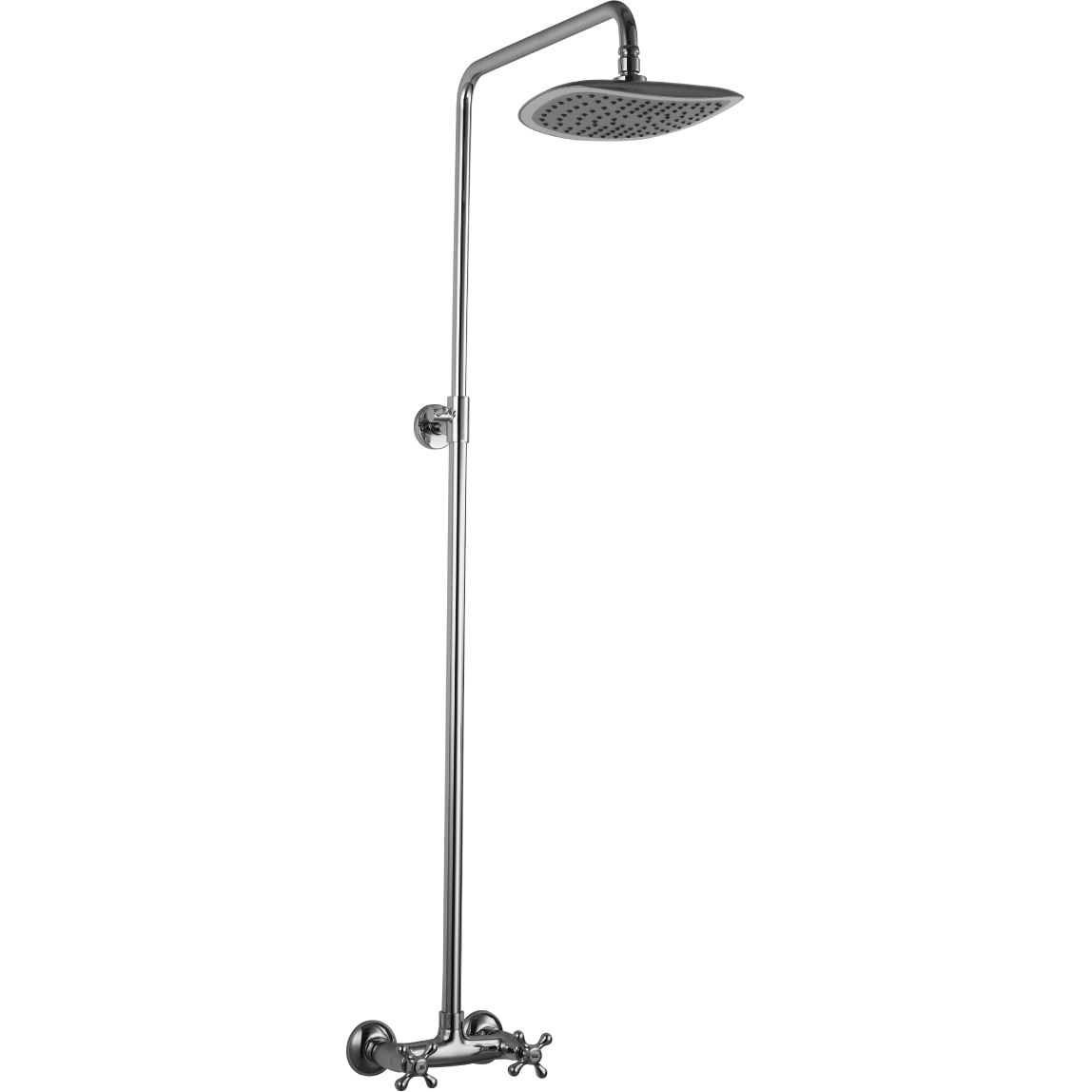 Смеситель для душа с верхней душевой лейкой Lemark Standard, LM2160C