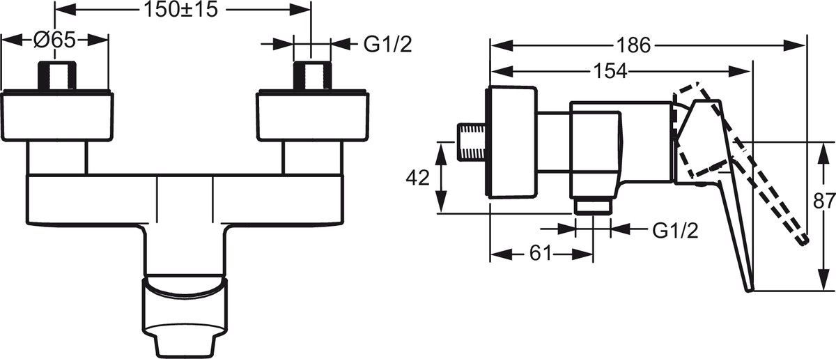 Смеситель для душа Oras Twista, 3860U