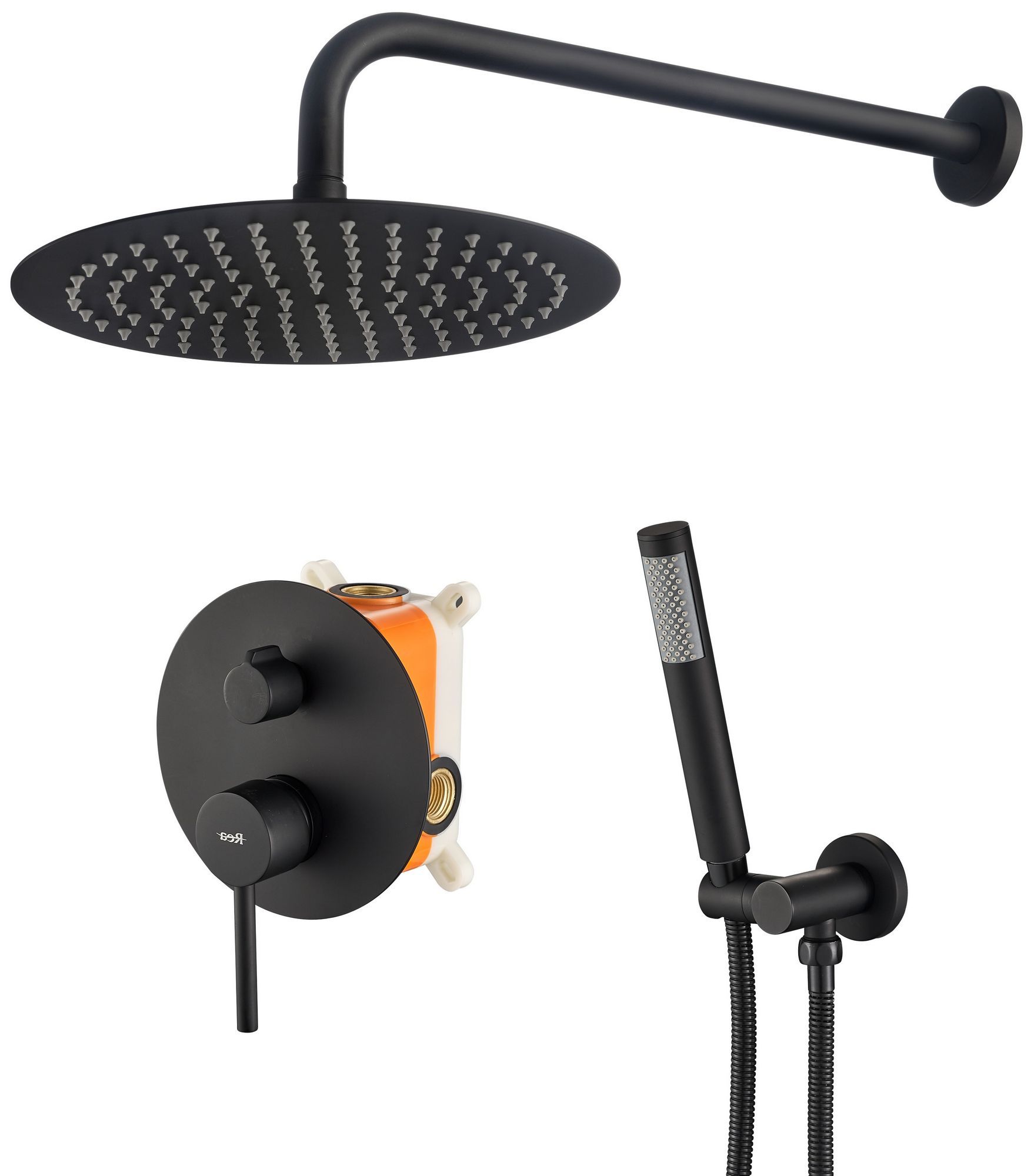 Душевая система Rea Lungo Black, REA-P4100