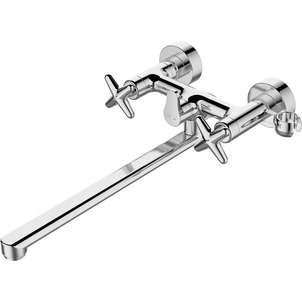 Смеситель для ванны с длинным изливом, Iddis Acros, ACRSBL2i10WA