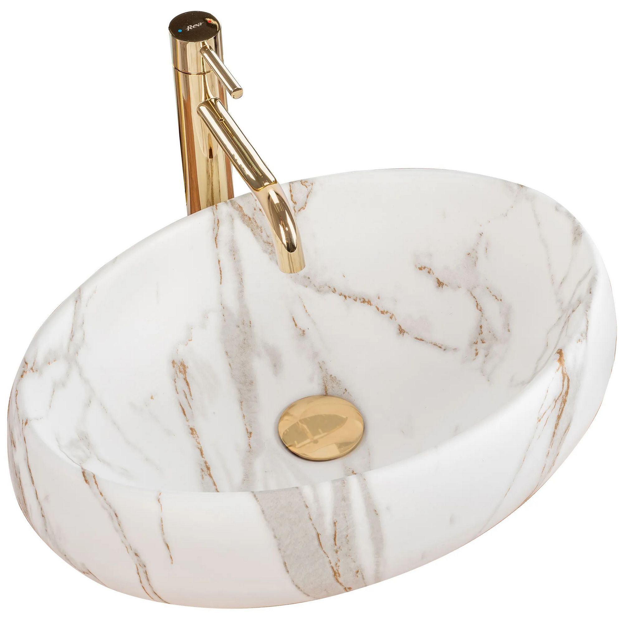 Умывальник Rea Linda Lava Matt 48.5x34, REA-U8568