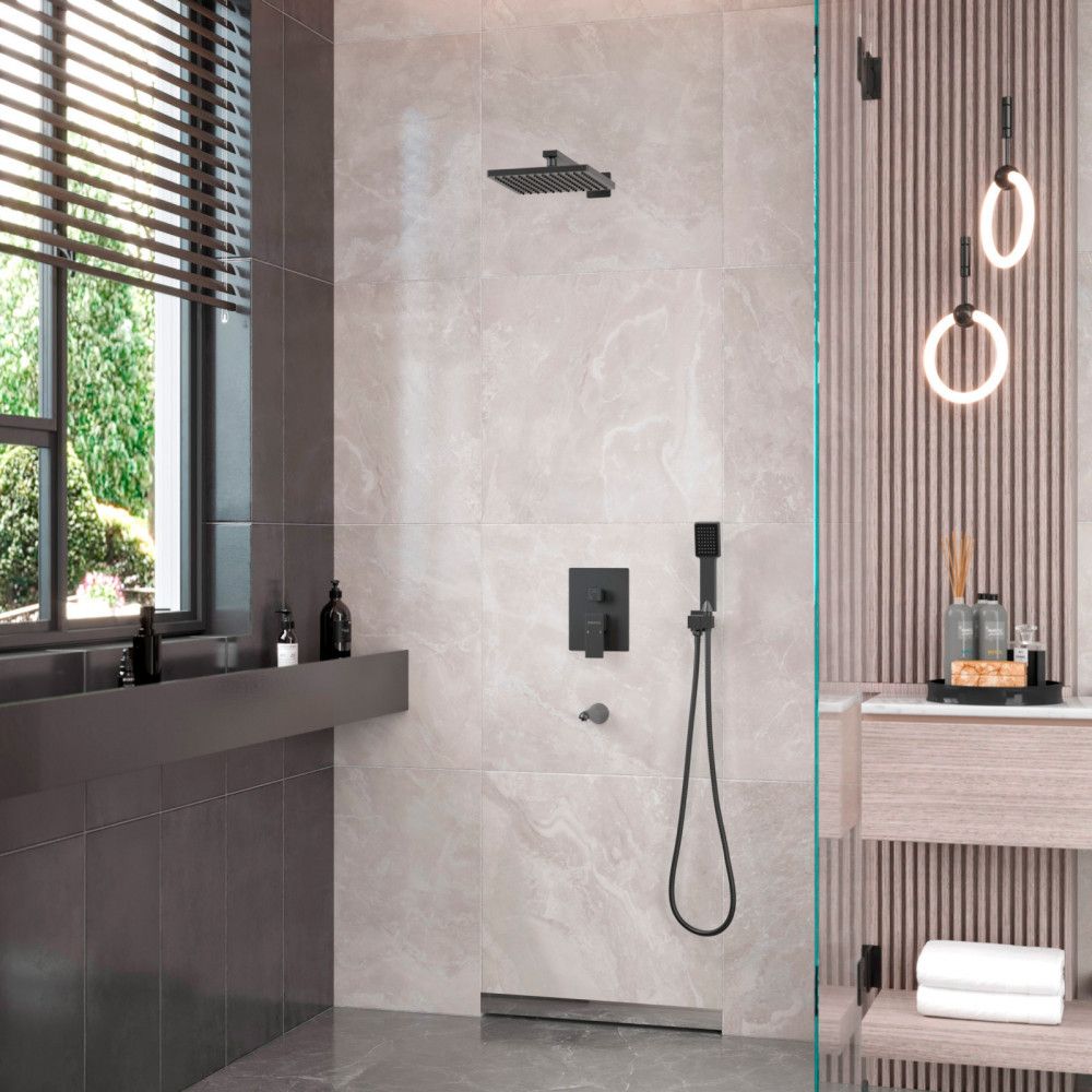 Душевой комплект Berges Ventas 3S Black, 073006