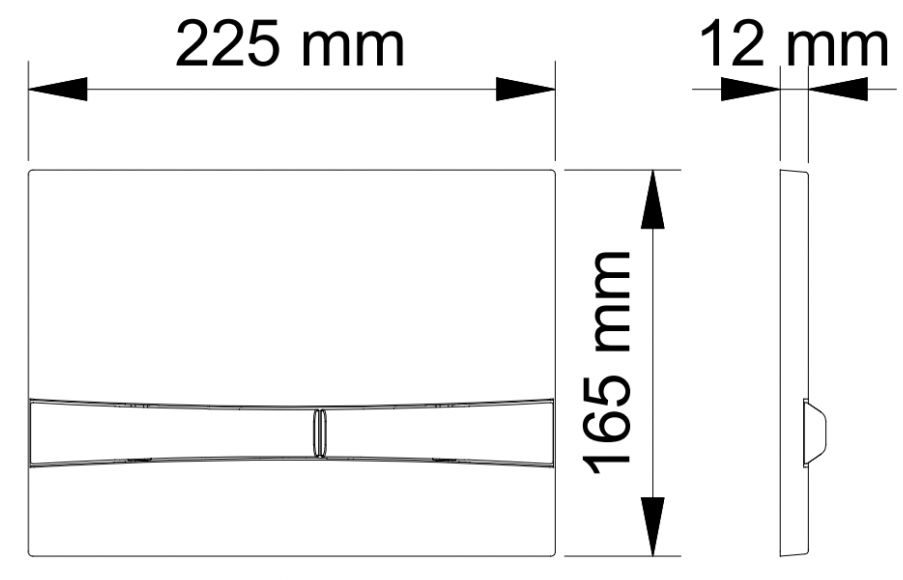 Кнопка для инсталляции Berges Novum F1, 040051