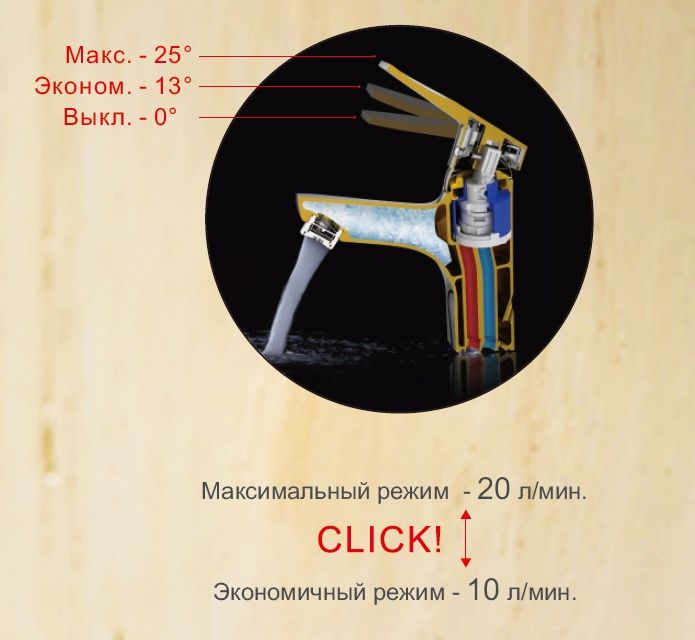 Смеситель для ванны Ledeme L2240