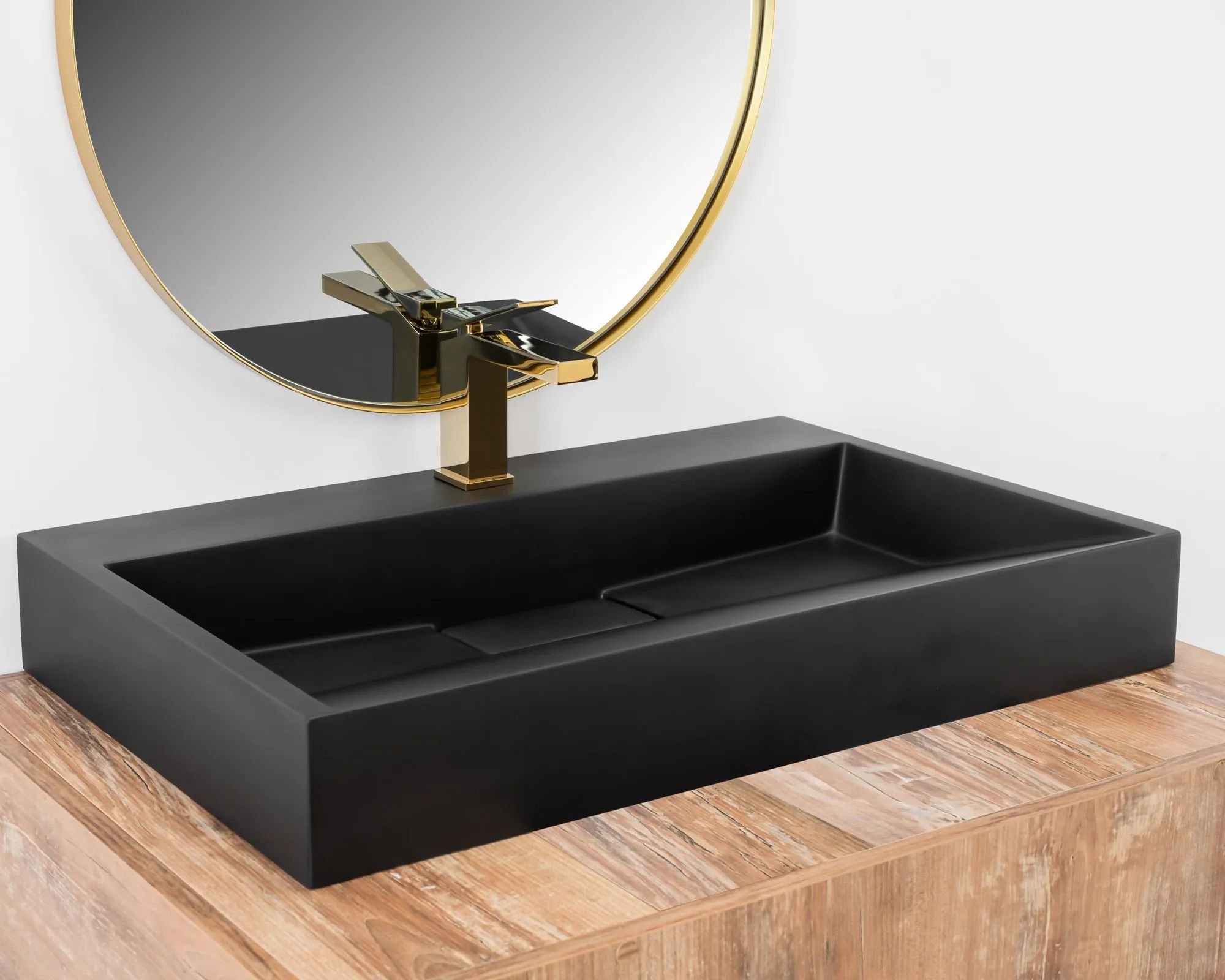 Умывальник Rea Goya Black 100x46, REA-U8666