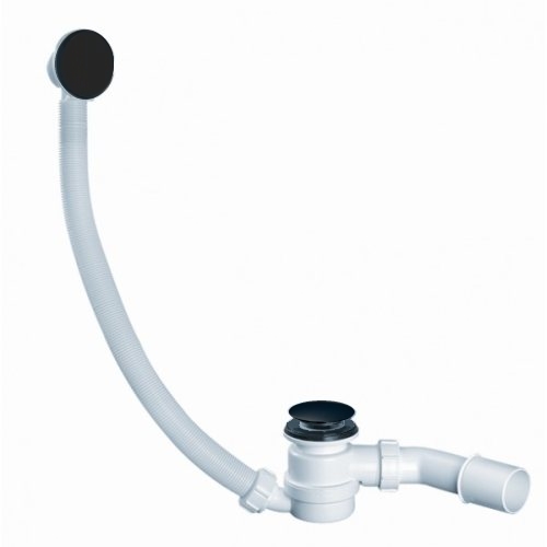 Сифон для ванны McAlpine черный, HC2600CLMB