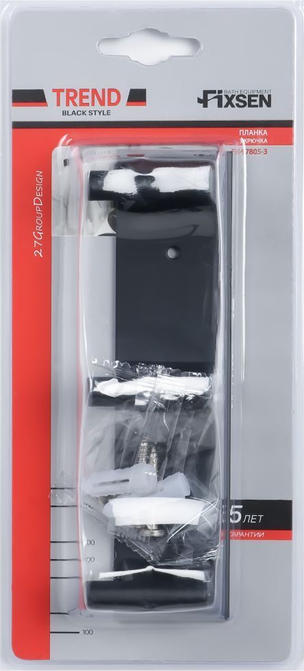 Планка 3 крючка Fixsen Trend, FX-97805-3