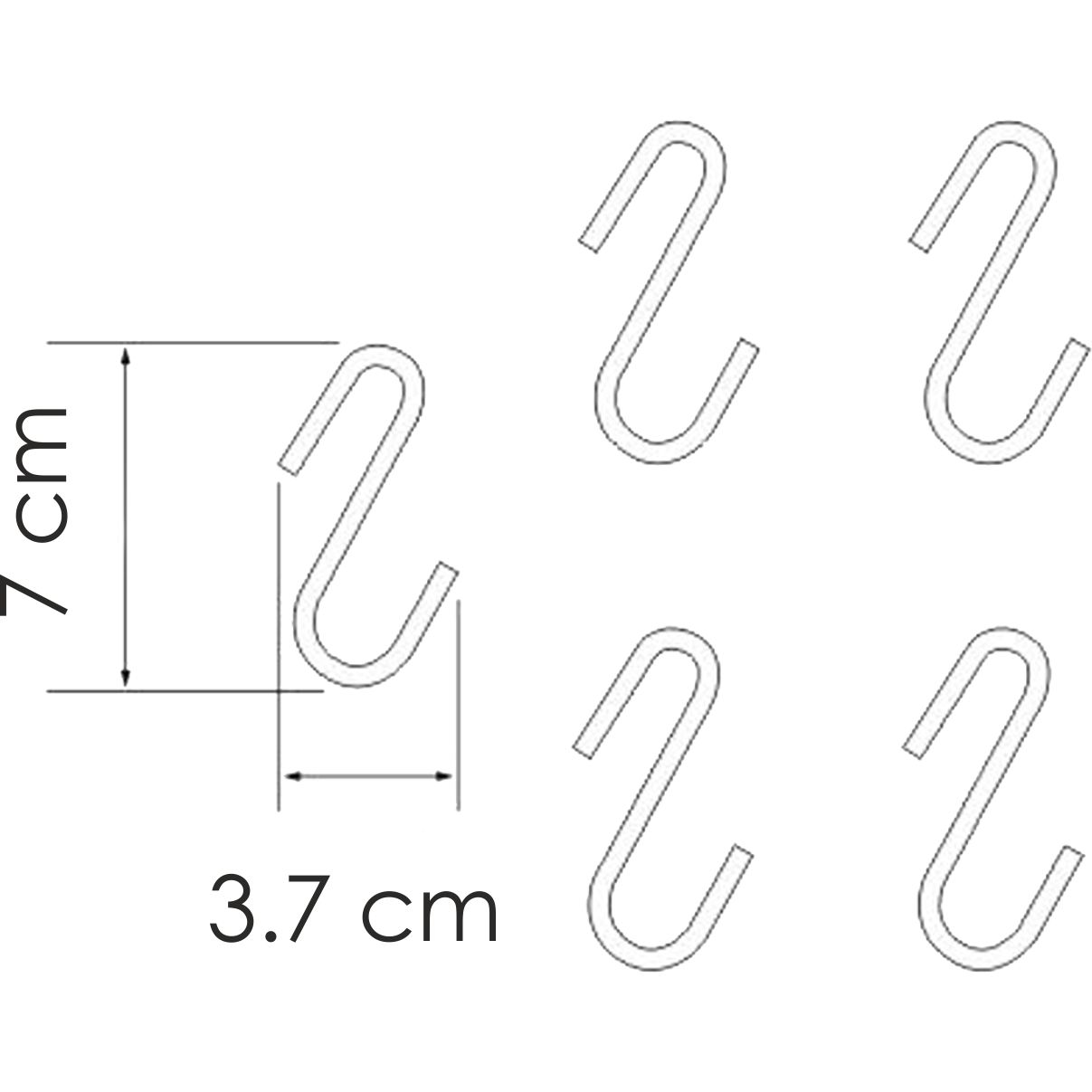 Комплект из 5 крючков WasserKRAFT, K-415