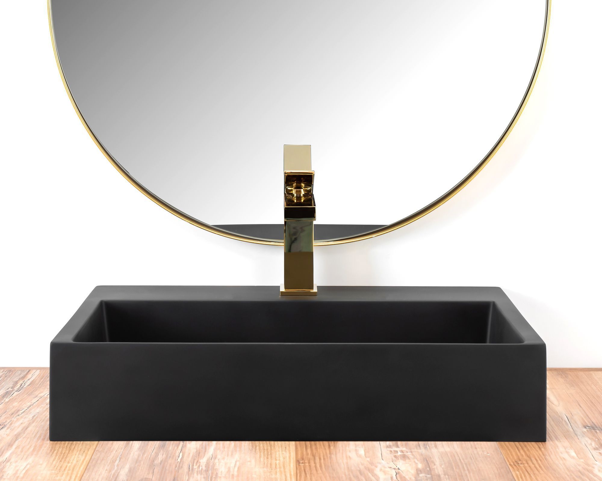 Умывальник Rea Goya Black 50x37, REA-U8778