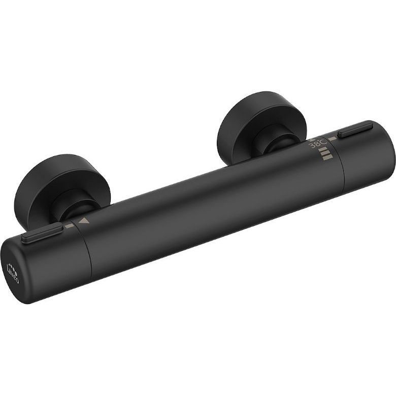 Смеситель для душа Laveo Pretto термостатический черный, BAO_74TD