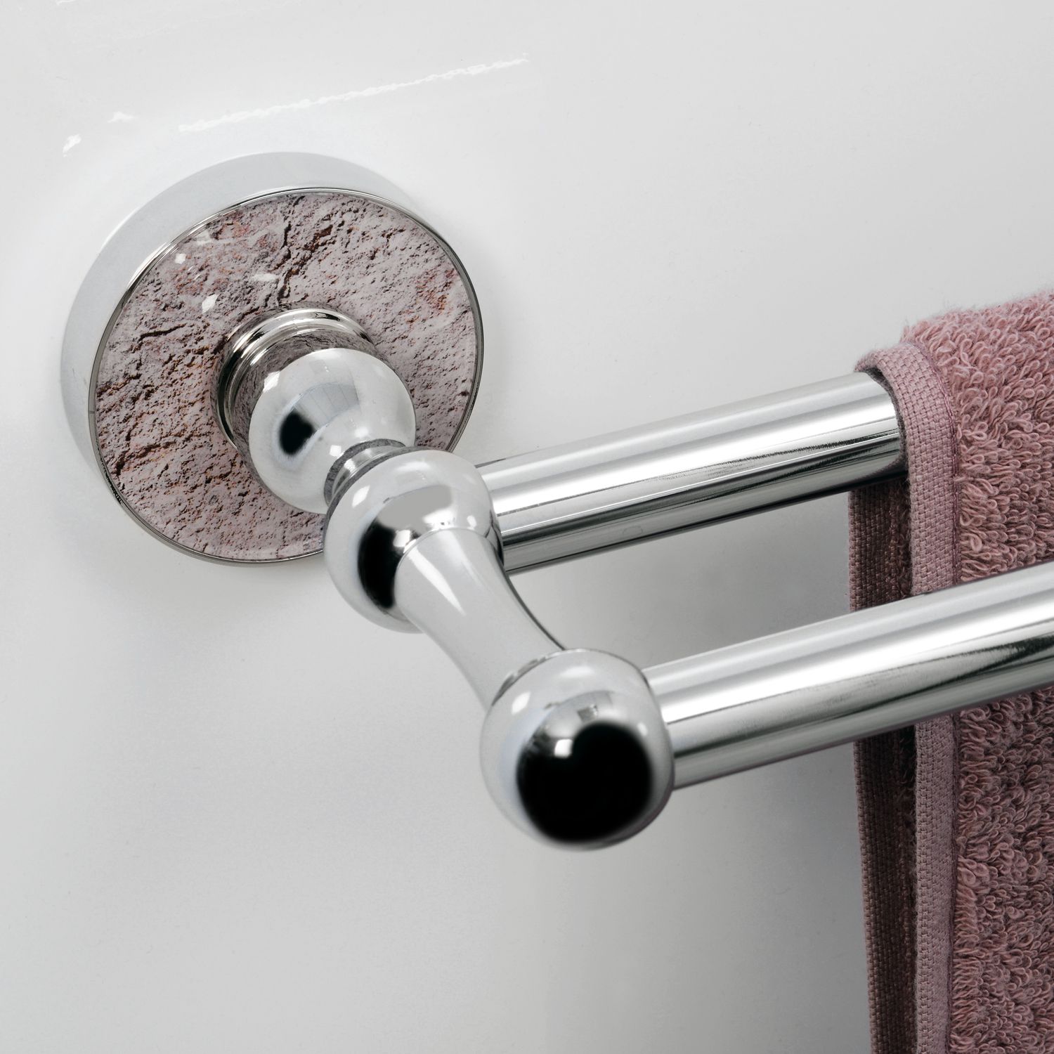 Штанга для полотенец двойная WasserKRAFT Nau, K-7740