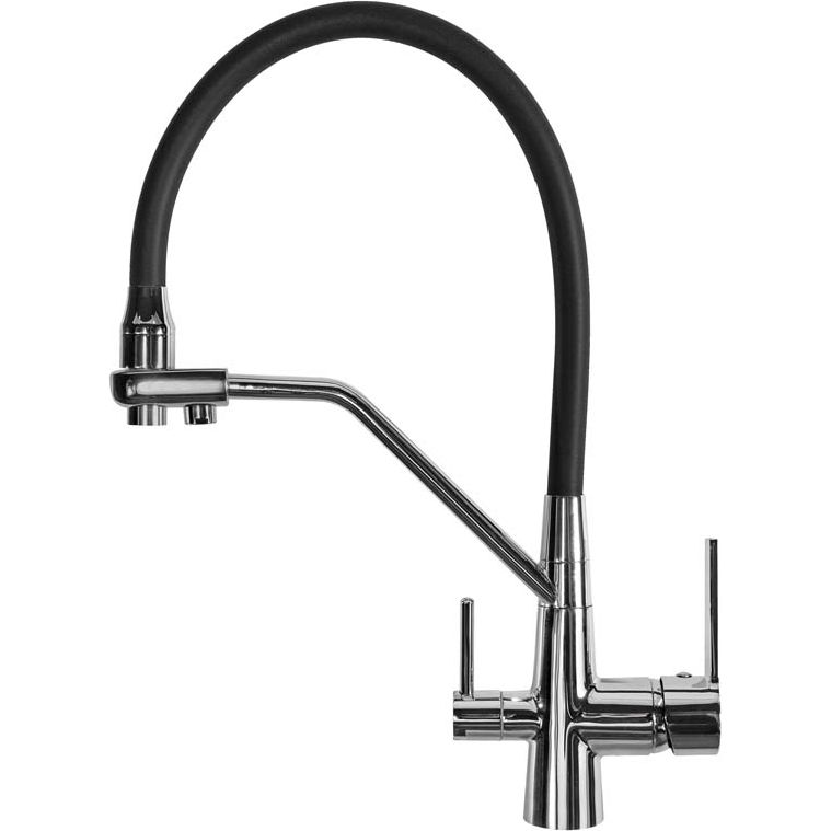 Смеситель для мойки Vivi Felice 1415 Cromo-Nero